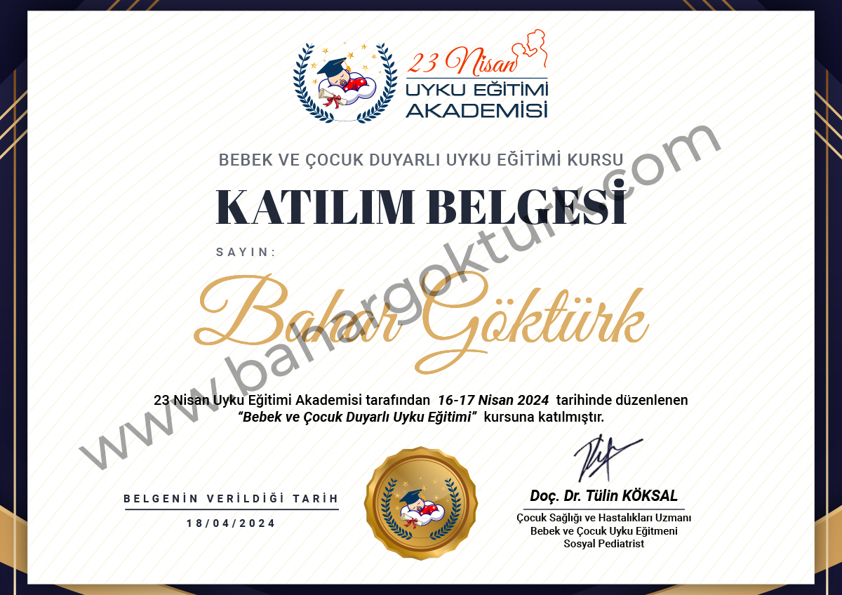 Bebek ve Çocuklarda Uyku Eğitimi